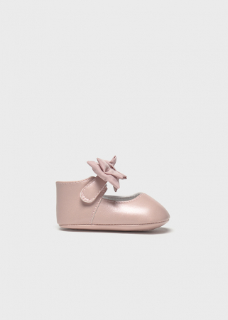Pantofiori bebe fetita roz pudra [3]