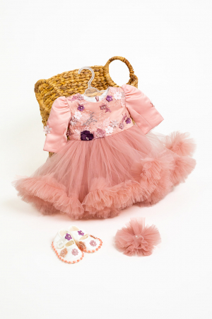 ROCHITE BOTEZ FETITE - Rochie botez Princess Maya