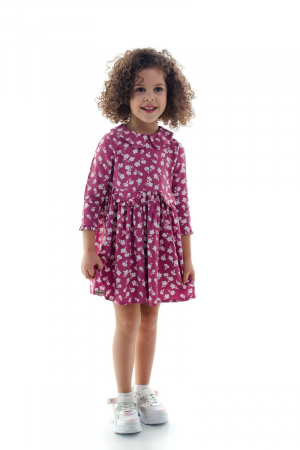 ROCHII CASUAL FETE - Rochie fete bumbac mov Olivia