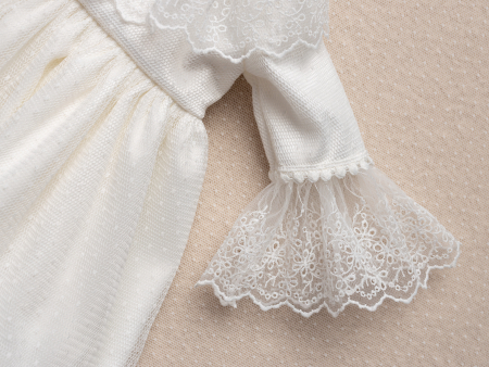 alt= ”Rochita de botez Agatha pentru fetite” [15]