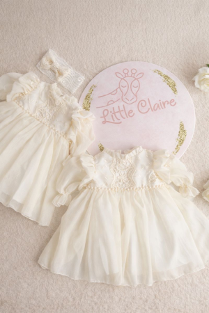 ROCHITE BOTEZ FETITE - Rochita botez Lucienne , stil vintage