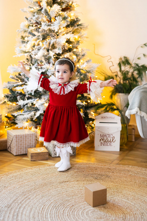 Rochita catifea fete Celebrate- LittleClaire [2]