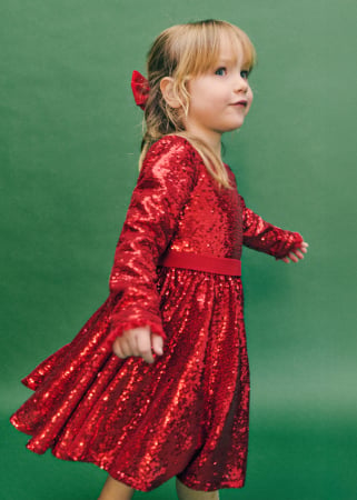 ROCHITE ELEGANTE FETE - Rochita festiva Rojo