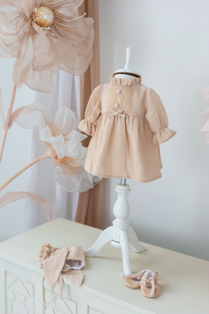 Rochita eleganta muselina fetita Ileana by Little Claire [1]