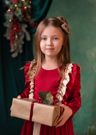 Rochita craciun fetite Merry- LittleClaire [3]