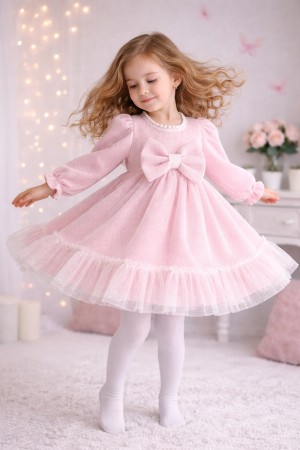 ROCHITE ELEGANTE FETE - Rochita botez fetite Rose Charm by Little Claire