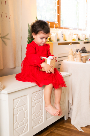 Rochita rosie fete Antonia- Little Claire [5]