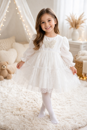 ROCHITE ELEGANTE FETE - Rochita fulg de nea Snow- LittleClaire