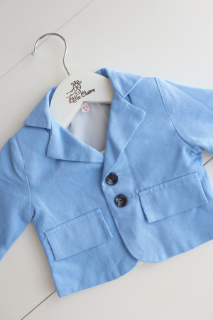✨ ULTIMELE PIESE LA PRET SPECIAL - Sacou baietel albastru