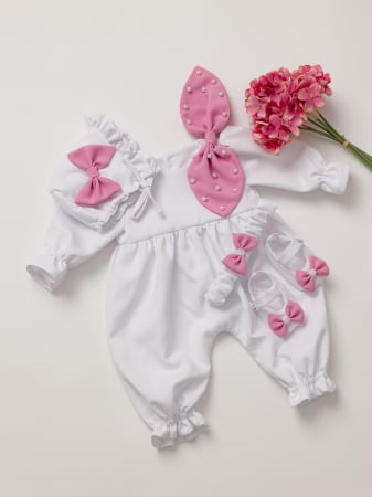 PRIMA ANIVERSARE - Salopeta botez fetita Annelise by Little Claire