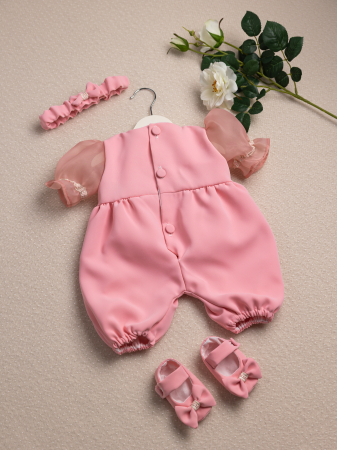 Salopeta botez fetita Blush Joy [5]