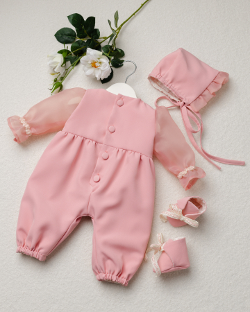 Salopeta botez fetita Blush Joy [1]