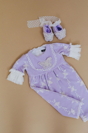BOTEZ FETIȚE - Salopeta botez fetita Nina