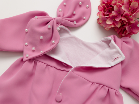 Salopeta botez fetita Selina by Little Claire [3]