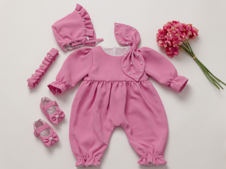 Salopeta botez fetita Selina by Little Claire [1]