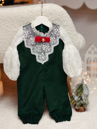 BOTEZ FETIȚE - Salopeta eleganta fetite Esme