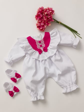 PRIMA ANIVERSARE - Salopeta botez fetita Zoe by Little Claire