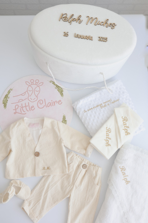 SETURI BOTEZ BAIETEI - Set botez baietel personalizat Wilfred