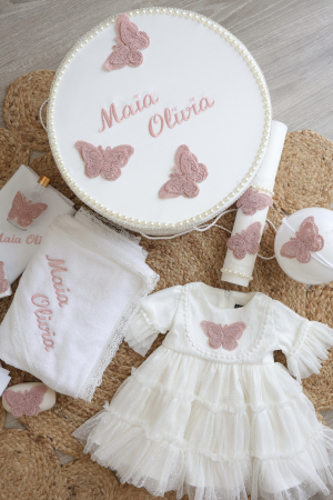 Set Botez Fetiță Fluturi Irina - Little Claire [2]