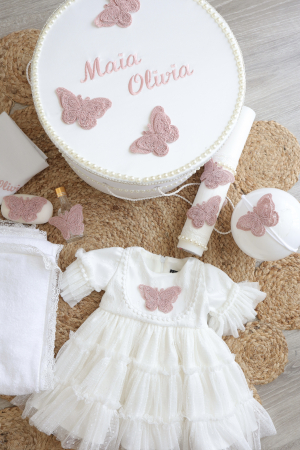 Set Botez Fetiță Fluturi Irina - Little Claire [3]
