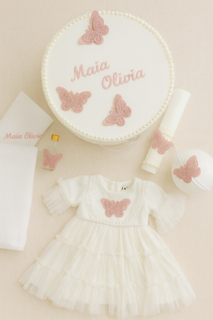 Set Botez Fetiță Fluturi Irina - Little Claire [1]