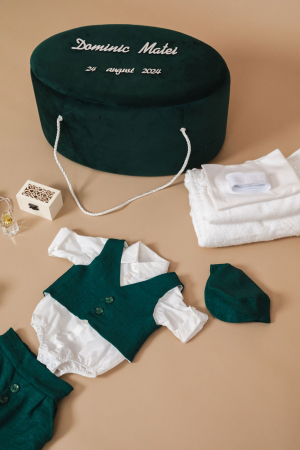 SETURI BOTEZ BAIETEI - Set botez complet Little Prince- bumbac