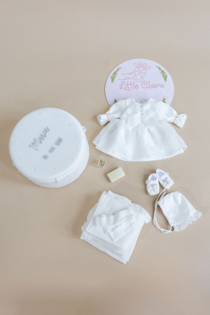 Set botez fetita alb Talia [2]