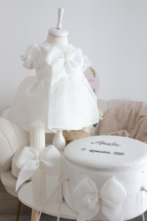 Set botez fetita alb Talia [1]