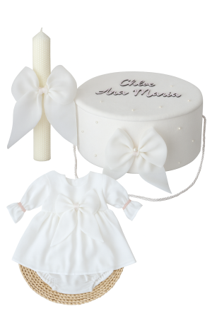 Set botez fetita alb Talia [14]
