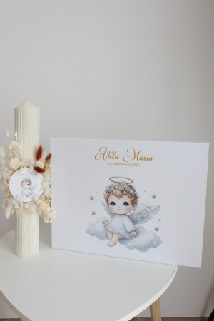 Set botez fetiță – Trusou personalizat & rochiță Isadora- Little Claire [1]