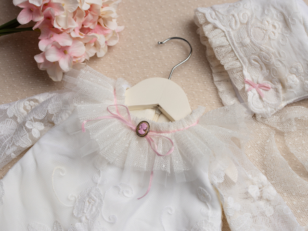 Set botez fetiță – Trusou personalizat & rochiță Isadora- Little Claire [14]