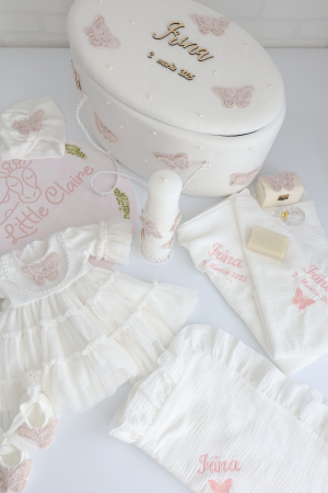 TRUSOURI BOTEZ FETITE - Set botez fetita trusou si rochita Irina
