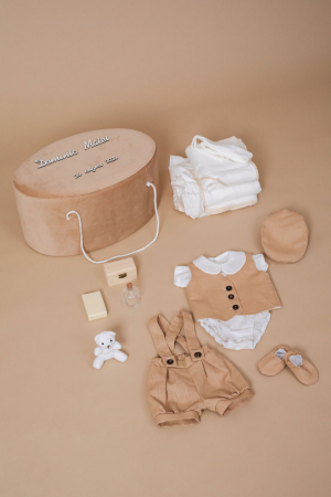 Set botez Little Gentleman- varianta muselina [2]