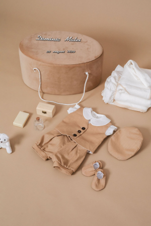 SETURI BOTEZ BAIETEI - Set botez Little Gentleman- varianta muselina