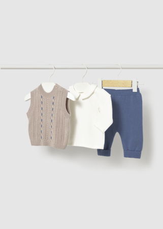 PENTRU BAIETEI - Set cadou baietel 3 piese Mayoral Blueberry