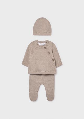 SETURI BOTEZ BAIETEI - Set cadou nou nascut Beige Style