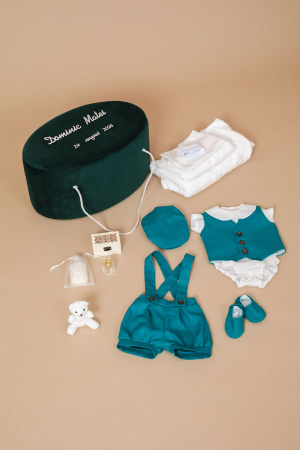 Set complet botez baietel Turquoise Charm- standard [2]