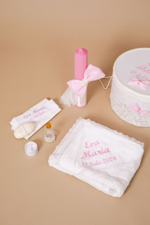 Set trusou botez fete Blushing Rose bt LittleClaire [6]