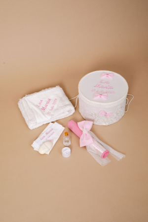 Set trusou botez fete Blushing Rose bt LittleClaire [9]