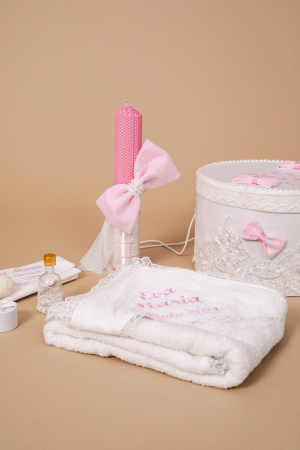 Set trusou botez fete Blushing Rose bt LittleClaire [10]