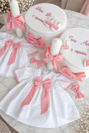 SETURI BOTEZ FETITE - Set de botez Catinca pentru fetite- Little Claire Signature