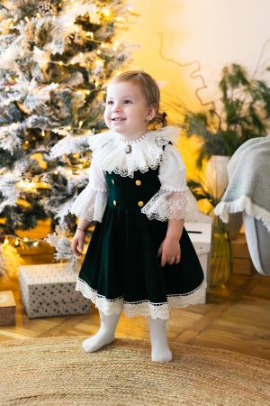 Rochita craciunita fete Blitzen- LittleClaire [3]