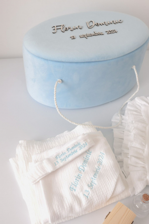 TRUSOURI BOTEZ BAIETEI - Trusou botez Baby Blue