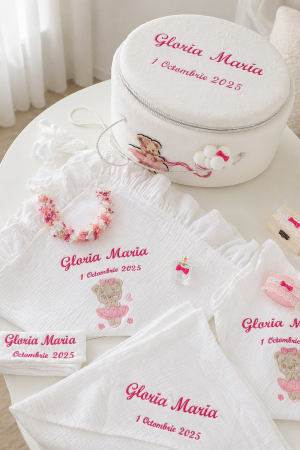 TRUSOURI BOTEZ FETITE - Trusou botez fetita ursulet balerina