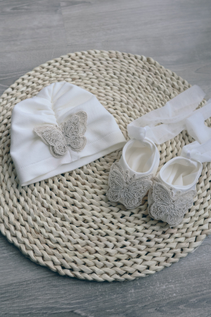 ACCESORII BOTEZ - Turban bebe- Mara