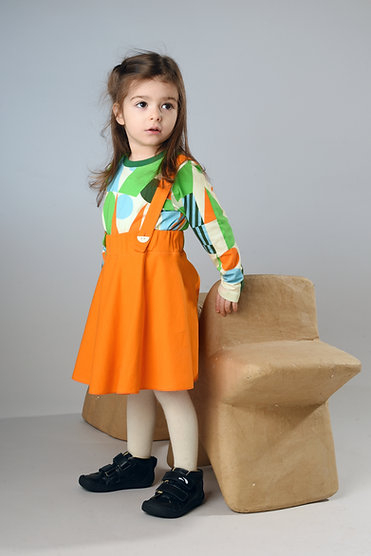 Bluza Ludic din bumbac organic cu print Kitra [2]