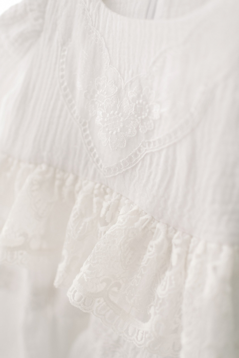 Rochie din muselina cu dantela [2]