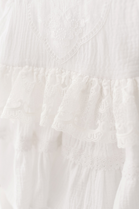 Rochie din muselina cu dantela [4]