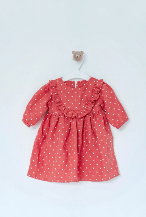 Rochie din in prespalat, Daisy [14]
