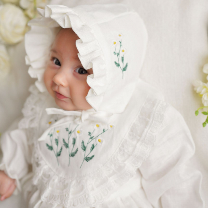 Rochie din in prespalat, Flori de camp [6]